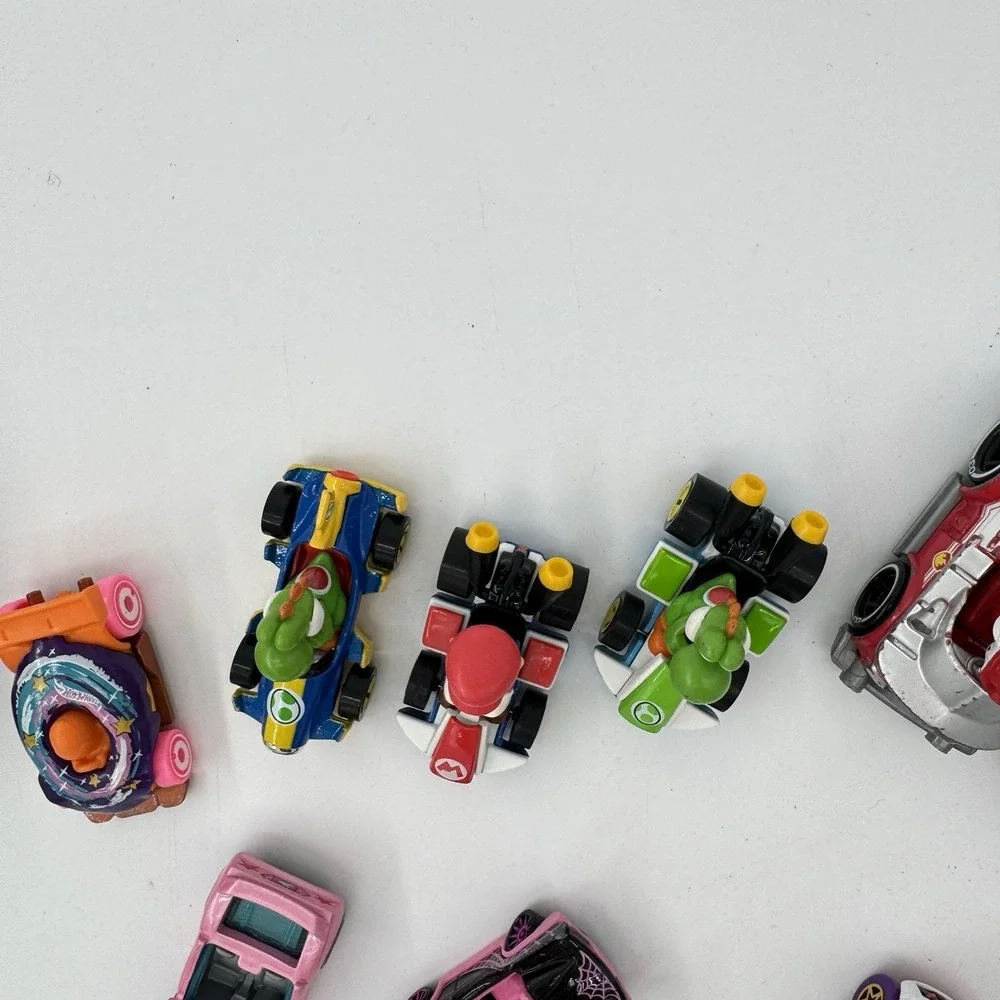 Diecast Toy Car Lot Of 10 Mario Kart Paw‎ Patrol Batman Hot Wheels Just Play
